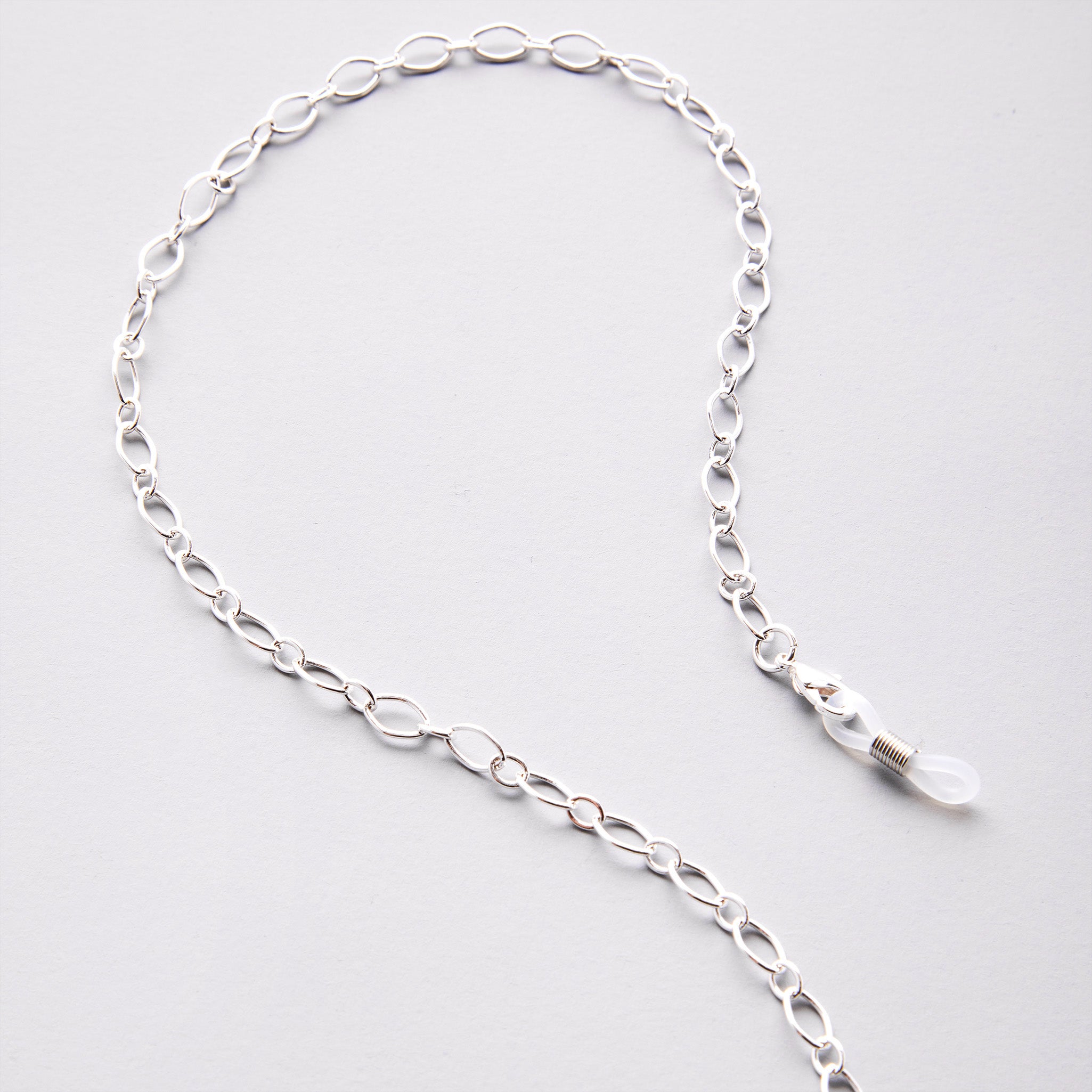 Organic Link Chain in Silver
